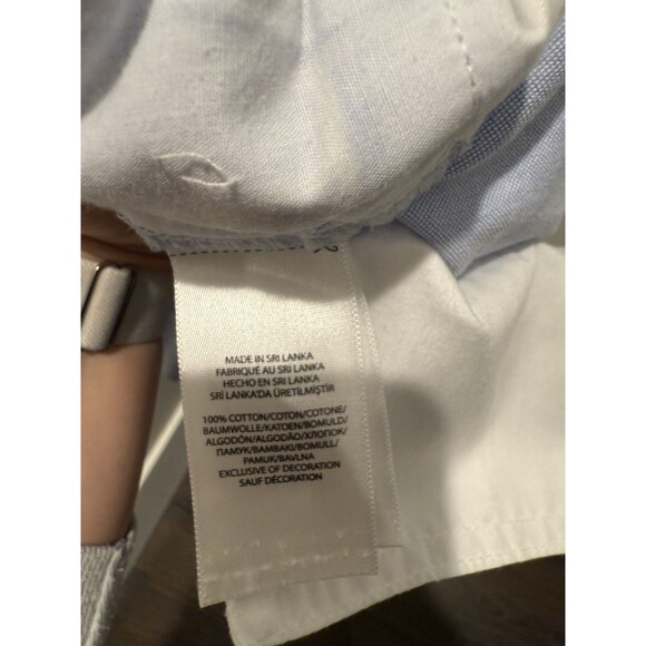 Ralph Lauren Women's Blue Cotton Chino Shorts Sz 8 Preppy Coastal Nautical - Picture 4 of 4